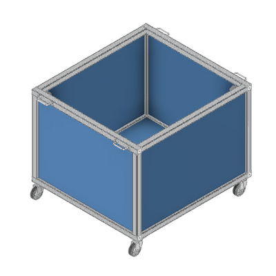 50-250-1 MODULAR SOLUTIONS STEEL FOLDING HANDLE 100 WITH HARDWARE